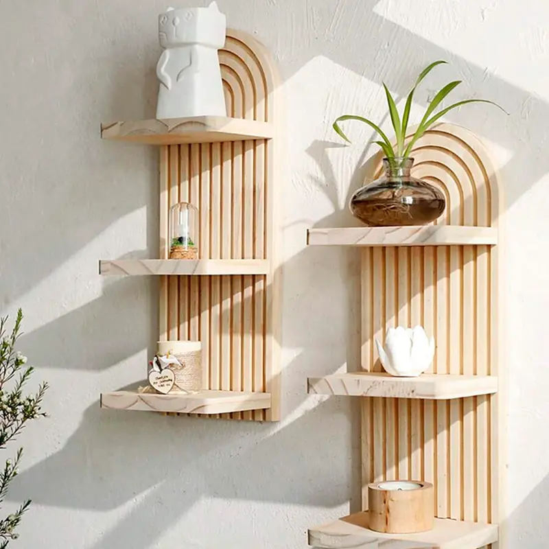 Étagère Flottante en Bois